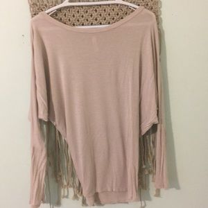 tan comfy loose fit shirt
